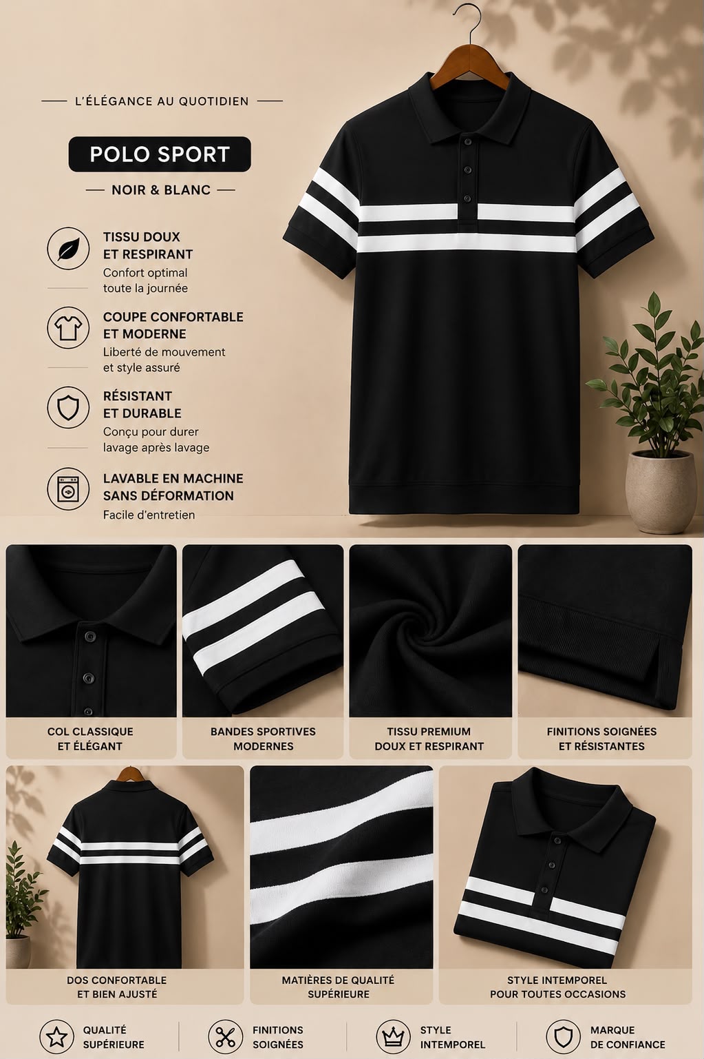 Polo Maille Premium & Sport - Édition Été