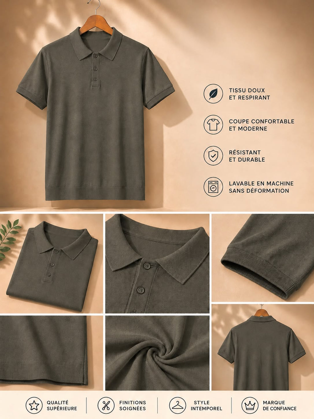 Polo Maille Premium & Sport - Édition Été