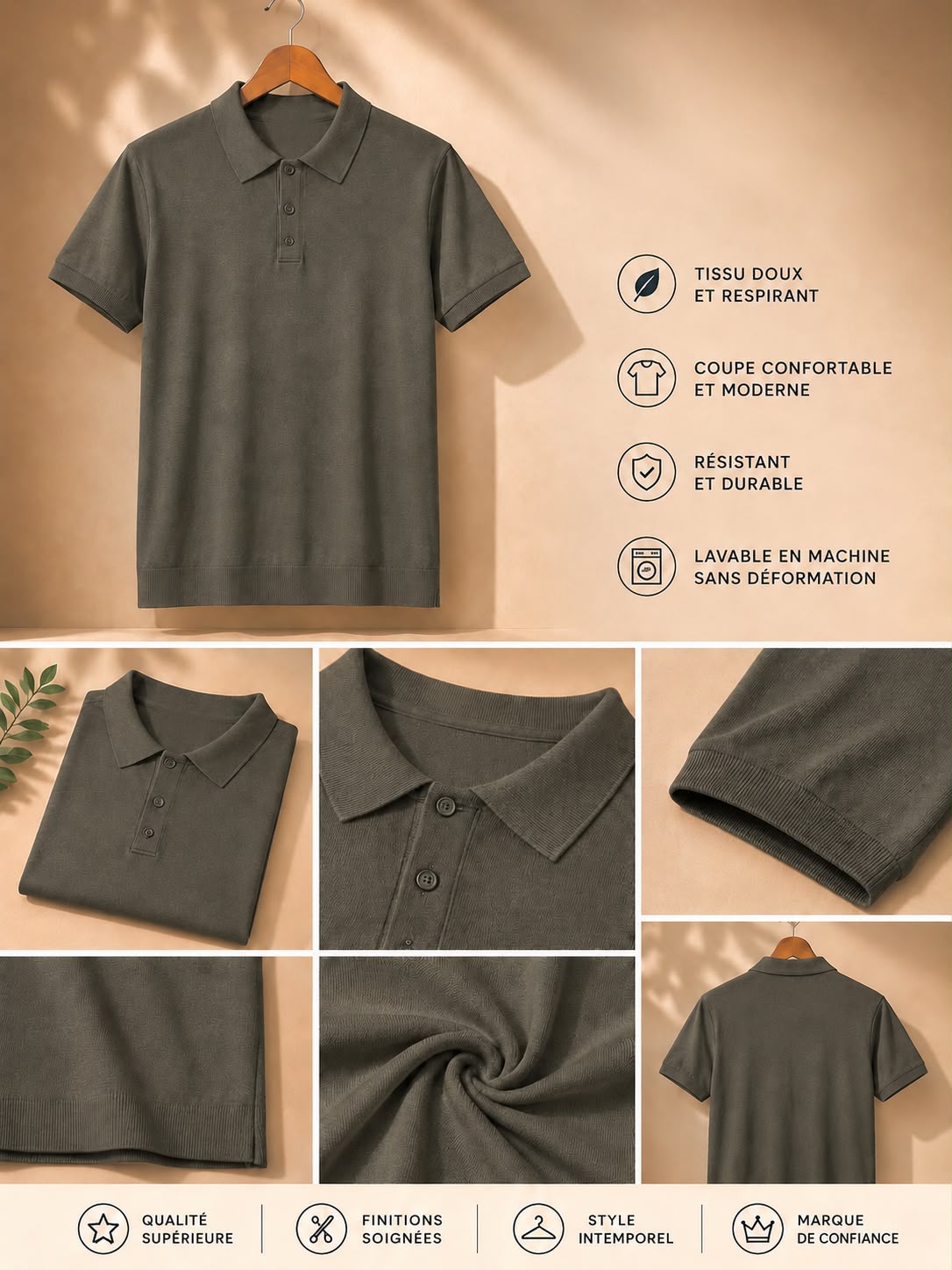 Polo Maille Premium & Sport - Édition Été