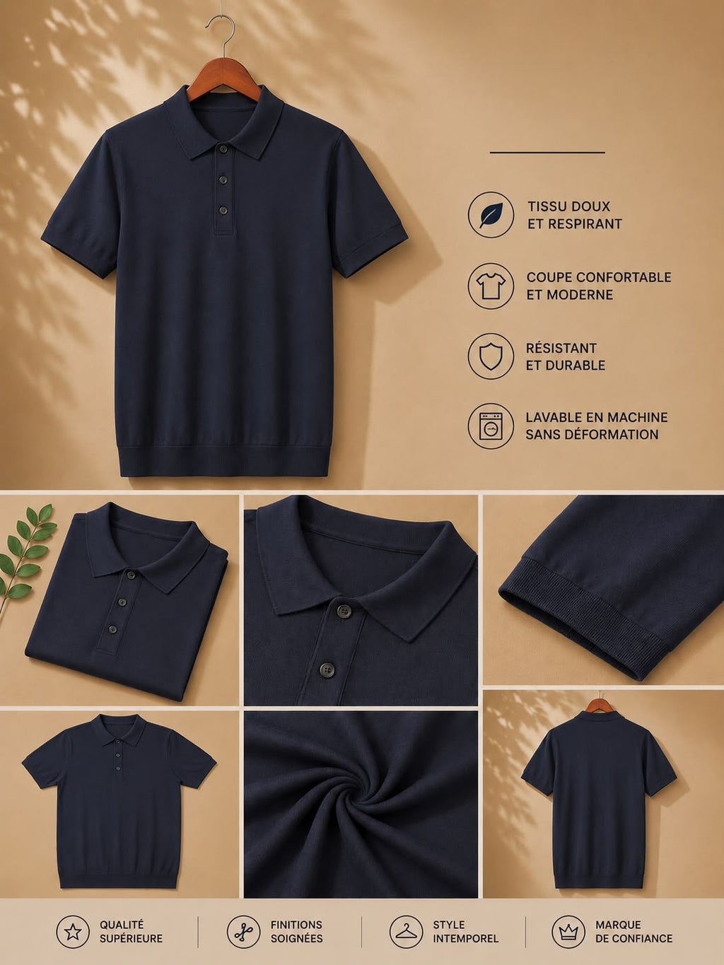 Polo Maille Premium & Sport - Édition Été