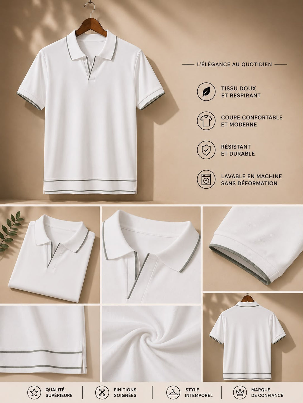 Polo Maille Premium & Sport - Édition Été
